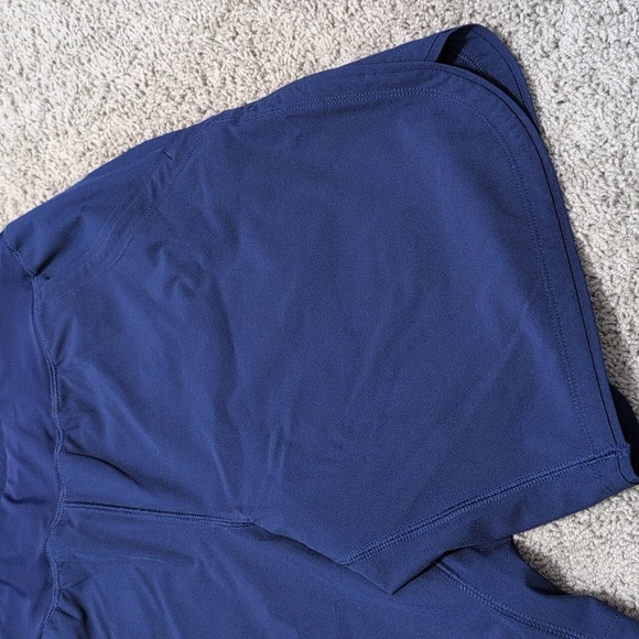 Lands End Long 9" Board Shorts Deep Sea Navy Blue Size 10 - Picture 4 of 12